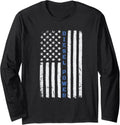 Thin Blue Line American Flag Diesel Power Long