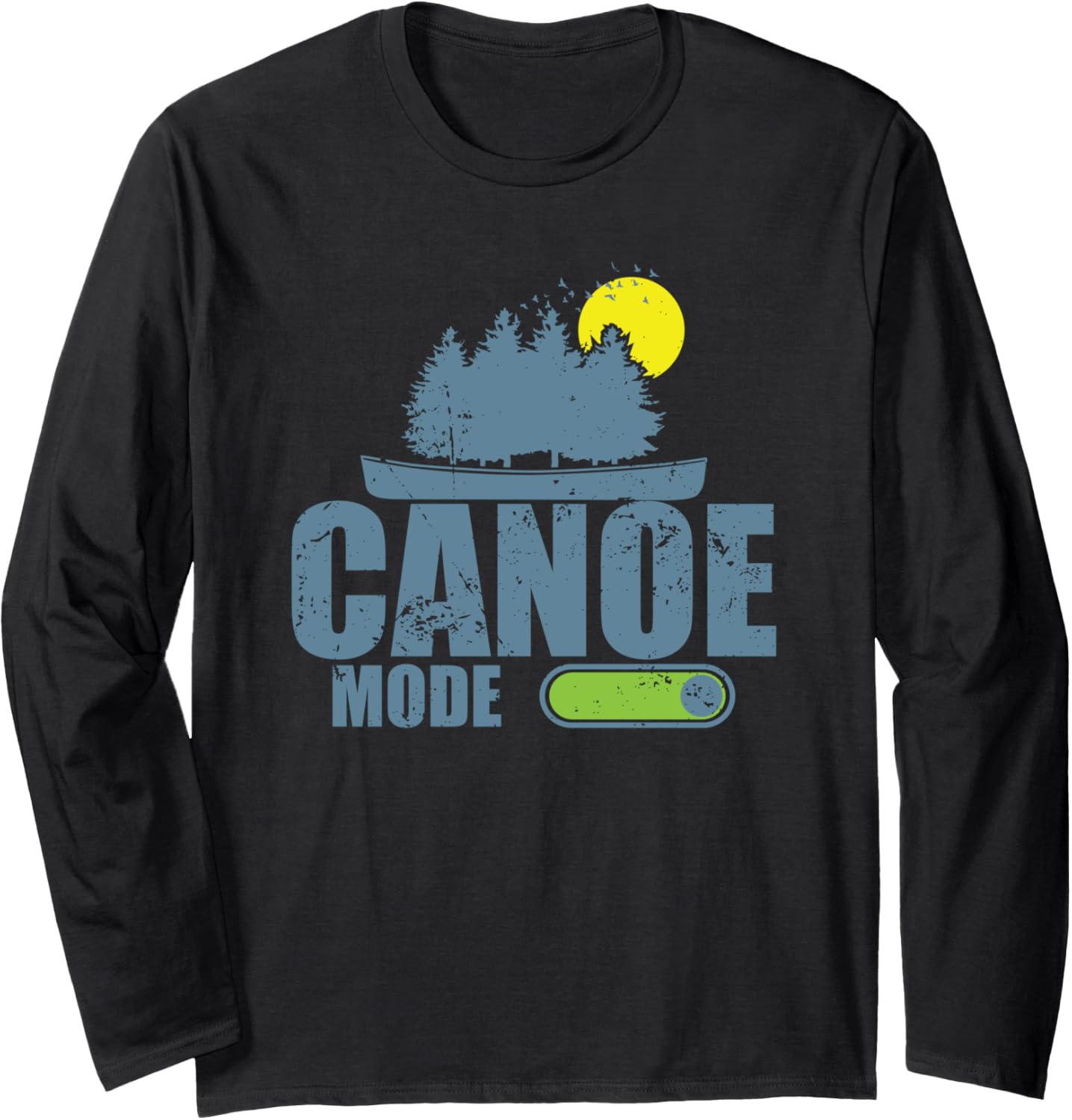 Canoe Mode On Kayak Paddle Boat Canoeing Long
