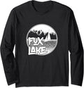 Fox Lake Illinois Sailboat Long Sleeve