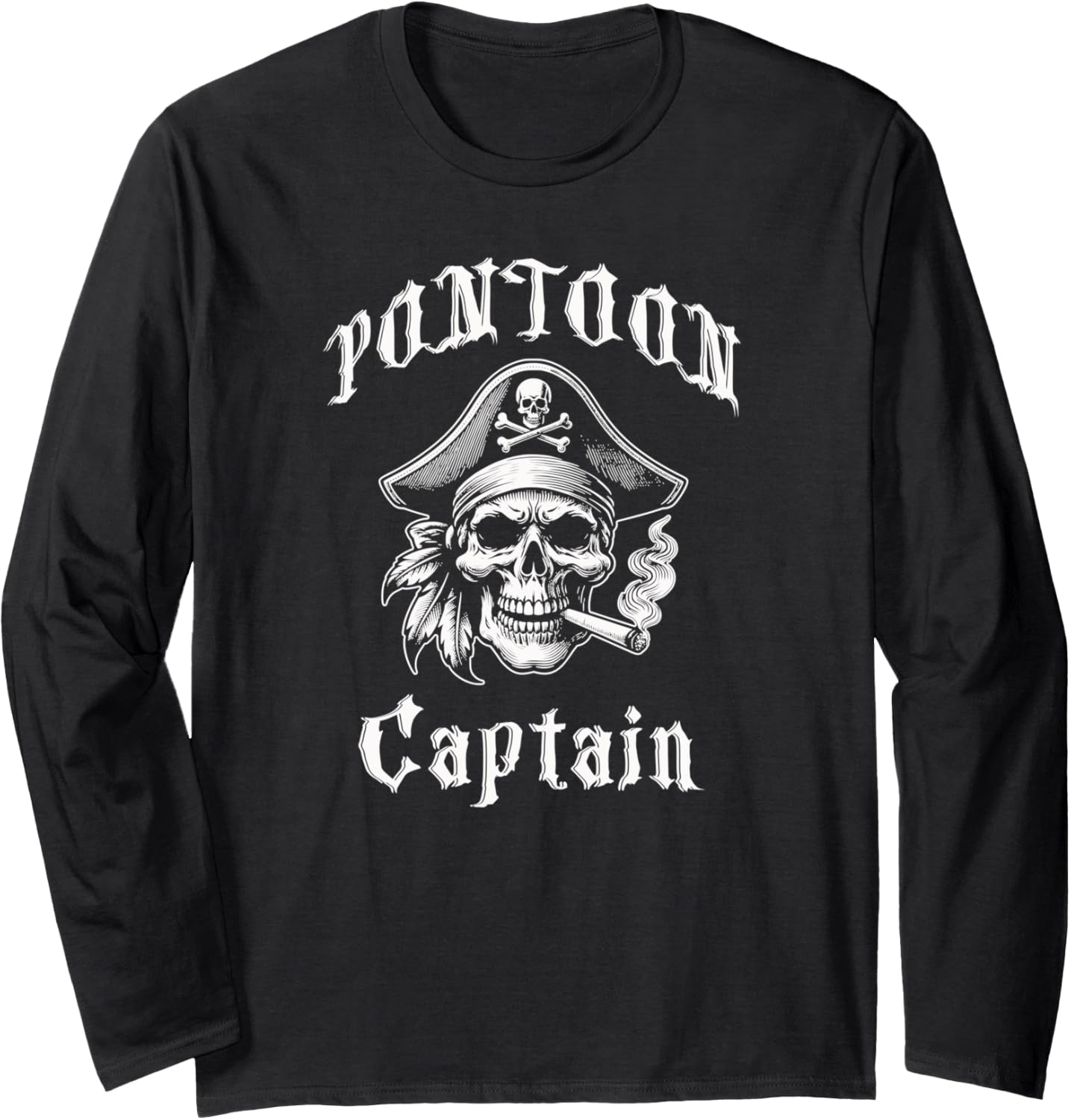 Pontoon Boat Captain Long Sleeve