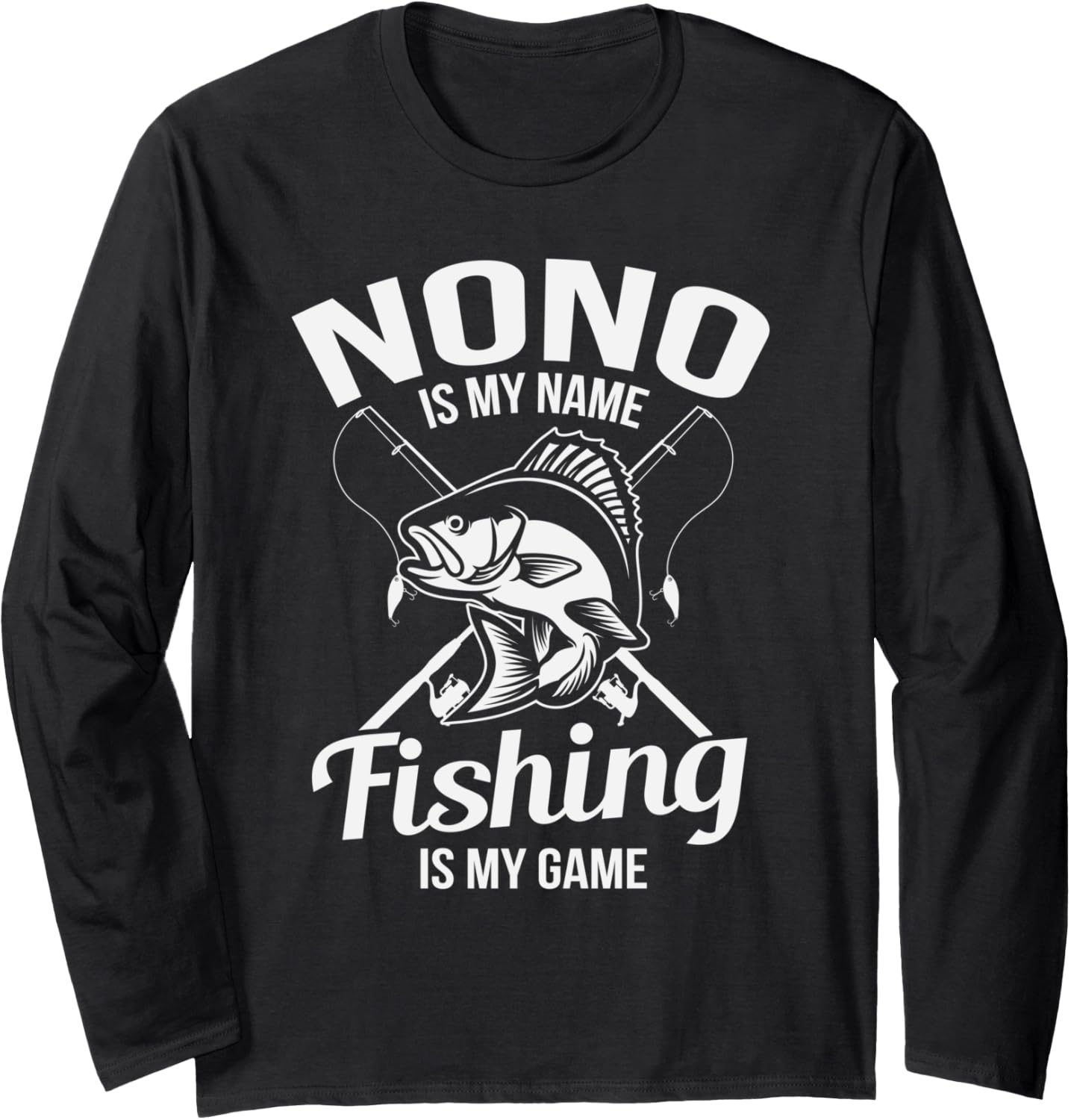 Nono Is My Name Funny Fishing Boating Long