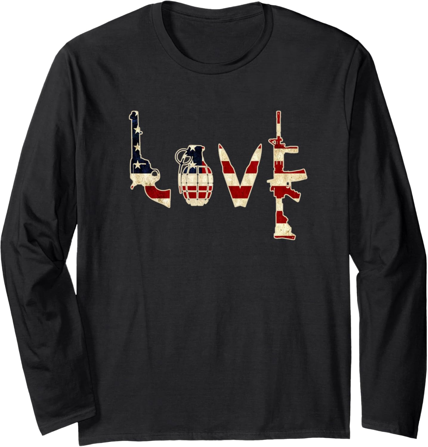 Gun Love 2Nd Amendment Men Women Pro Gun Long Sleeve