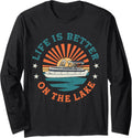 Life Is Better On Lake Pontoon Captain Boat