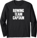 Rowing Team Captain Boating Long Sleeve