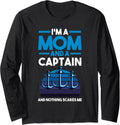 Fishing Boating Motor Boat Mom Mother Captain Long