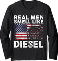 Funny Diesel Mechanic Real Men Smell Like Diesel