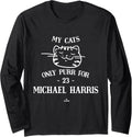 Cat Lovers for Michael Harris Atlanta MLBPA Long Sleeve