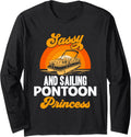 Funny Pontoon Princess Pontooning Boat Captain Lake Boating