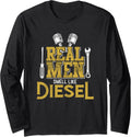 Real Men Smell Like Diesel Mechanic Fathers Dad