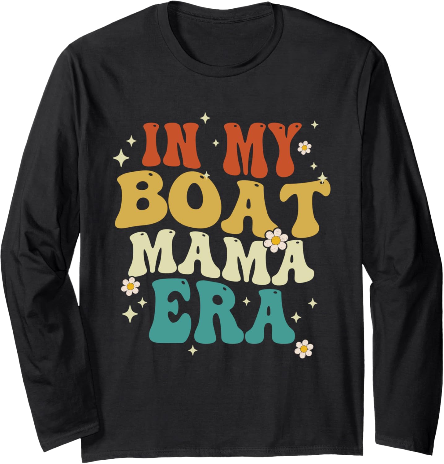 Retro In My Boat Mama Era Funny Boat