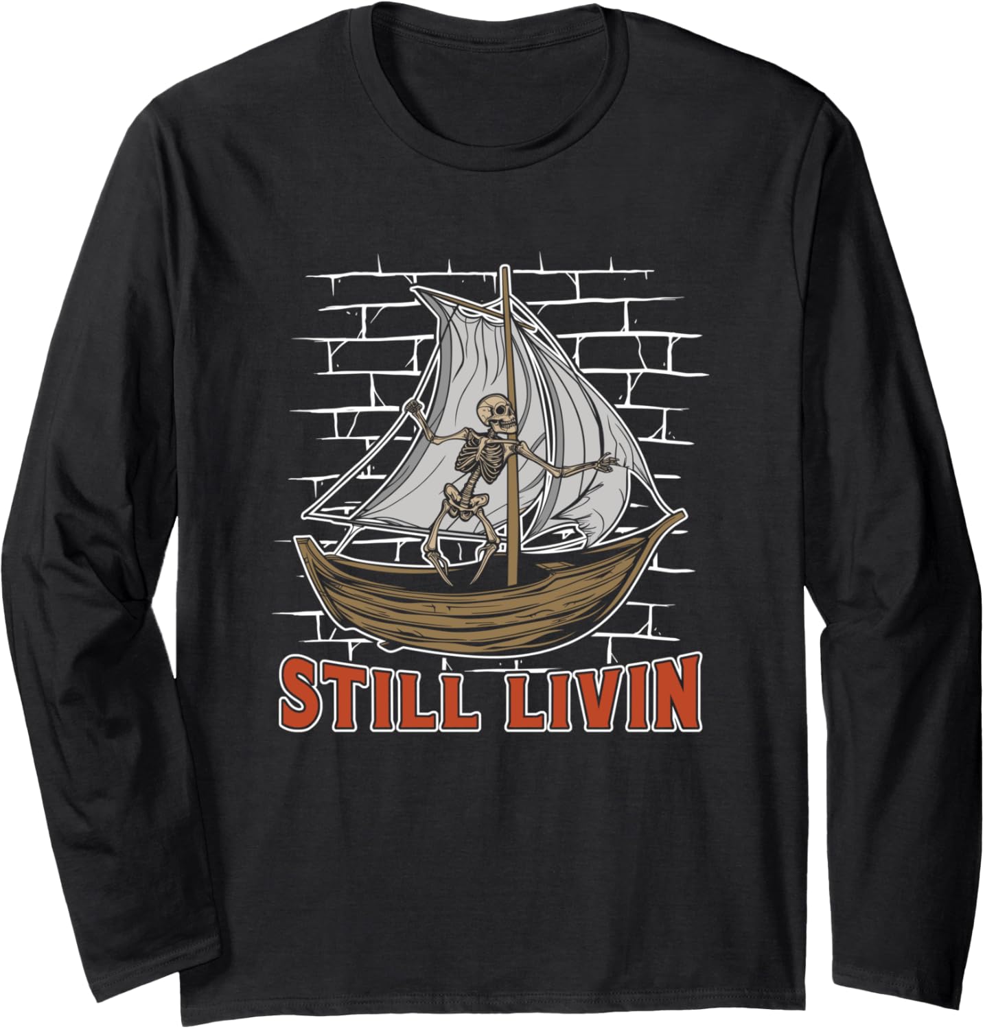 Sailing Boat Captain Sailboat Sailor Long Sleeve