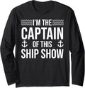 Funny Captain Boat Owner Sarcastic Long Sleeve