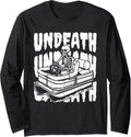 Pontoon Boat Skeleton Boating Lake Undeath Long Sleeve