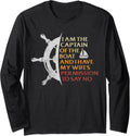 I M Captain Of Boat Sailing Skipper Mens