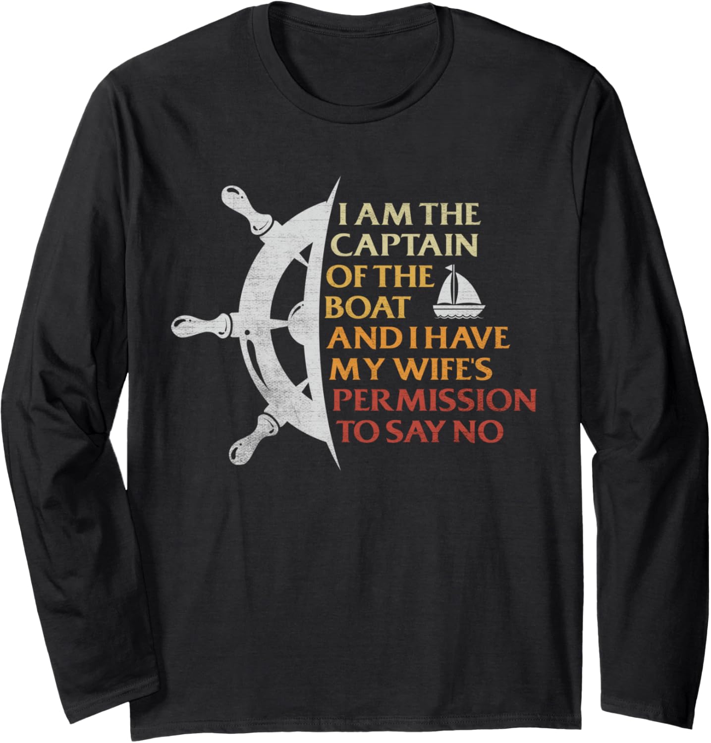 I M Captain Of Boat Sailing Skipper Mens