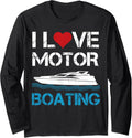 Pontoon Boat Pontooning I Love Motor Boating Long