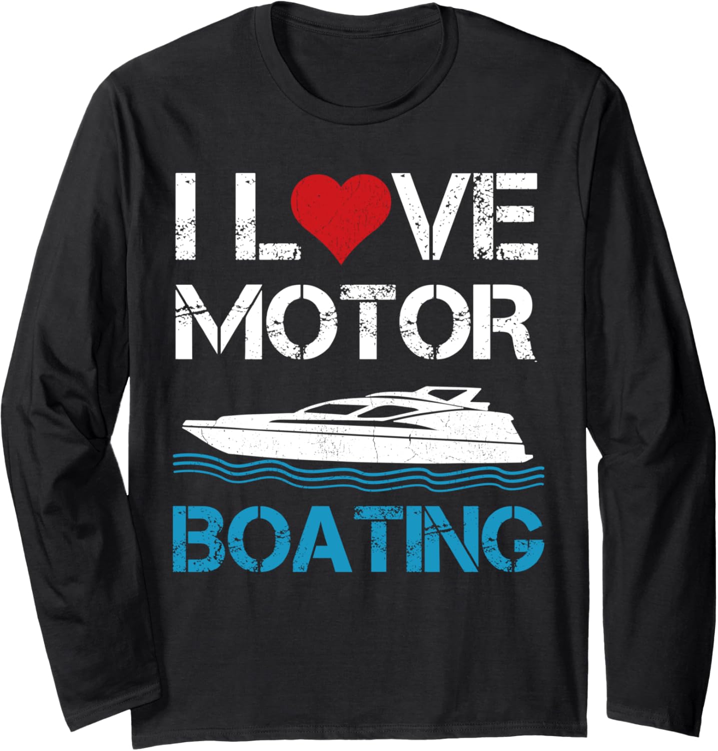 Pontoon Boat Pontooning I Love Motor Boating Long