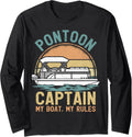 Vintage Pontoon Captain My Boat My Rules Pontoon