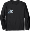 Funny Sailboat Holidays Sail Sailing Boating Vintage Long