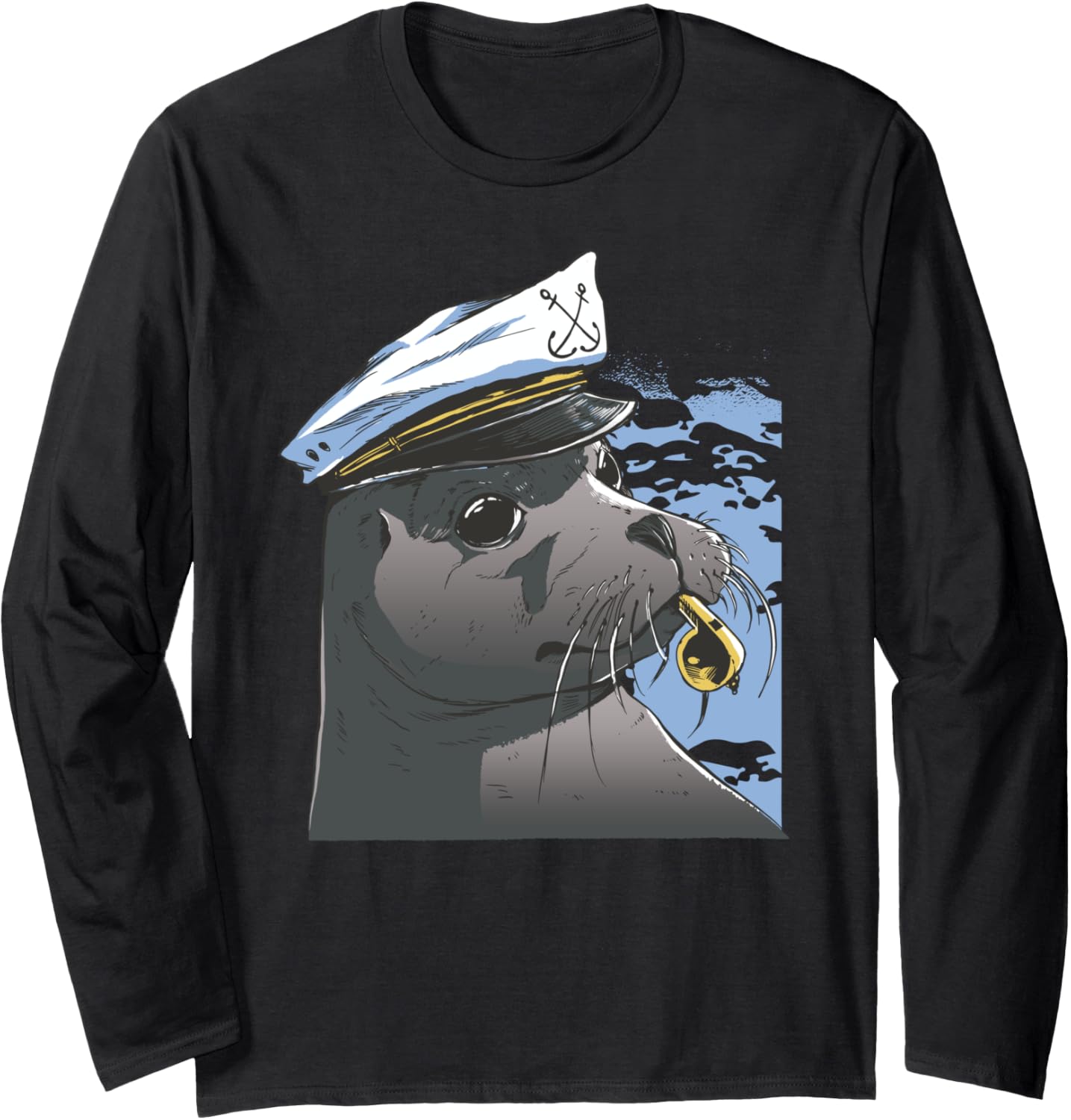 Seal Sailor Captain Boat Cruise Ocean Sea Cute