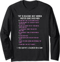 Reasons Why Women Prefer Guns Over Men Shirt Funny Long Sleeve