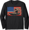 Airboat America Flag I Patriotic Airboat Captain Racing