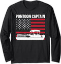 Cool Pontoon Captain Art Men Women Pontoon Boat