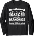 Grandma Crazy for Michael Darrell-Hicks Prospect Baseball Long Sleeve