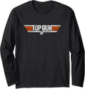 Top Gun Distressed Logo Long Sleeve