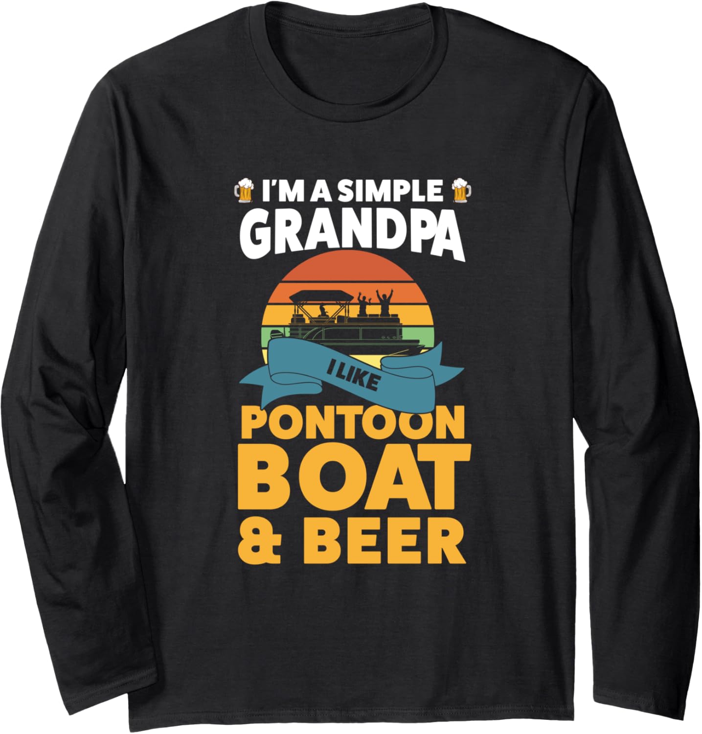 I M A Simple Grandpa I Like Pontoon