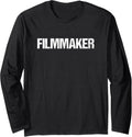 Filmmaker Simple Title Long Sleeve