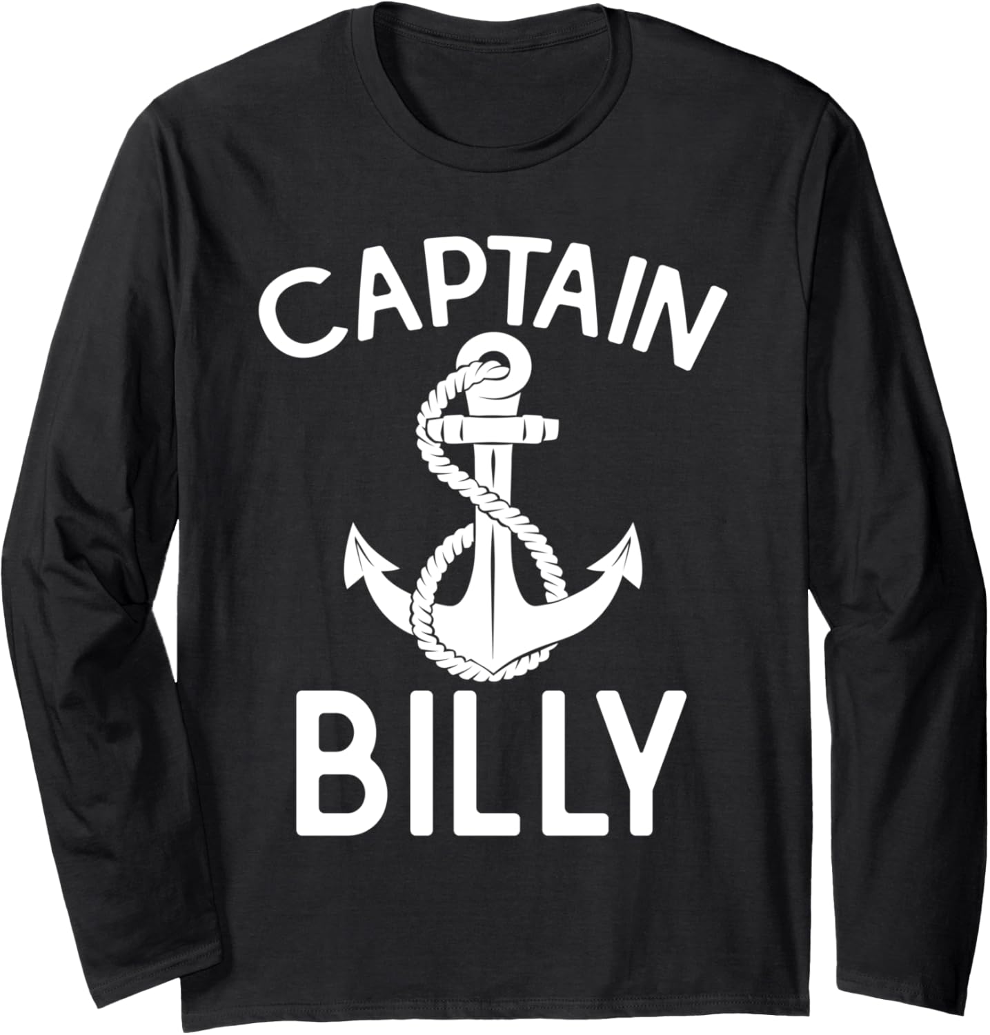 Captain Billy Yacht Boat Anchor Boating Ship Long