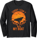 Funny Boating Boat Owner Captain Boating Long Sleeve