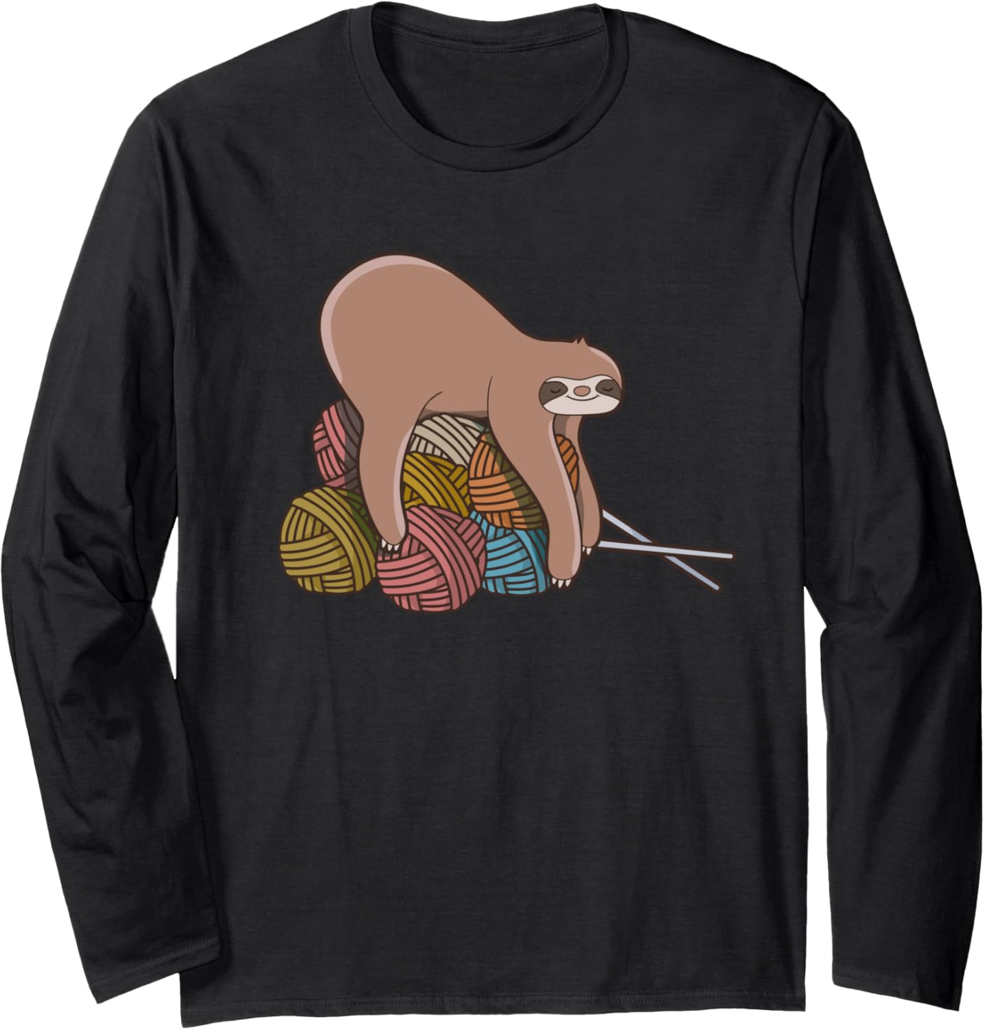 Cute Sloth Knitting Yarn Knitting Wool Long Sleeve