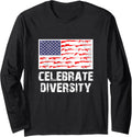 Celebrate Diversity Funny 2Nd Amendment Shirt Gun Lover Long Sleeve