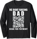 Funny Rc Boat Racing Dad Scan Payment Father