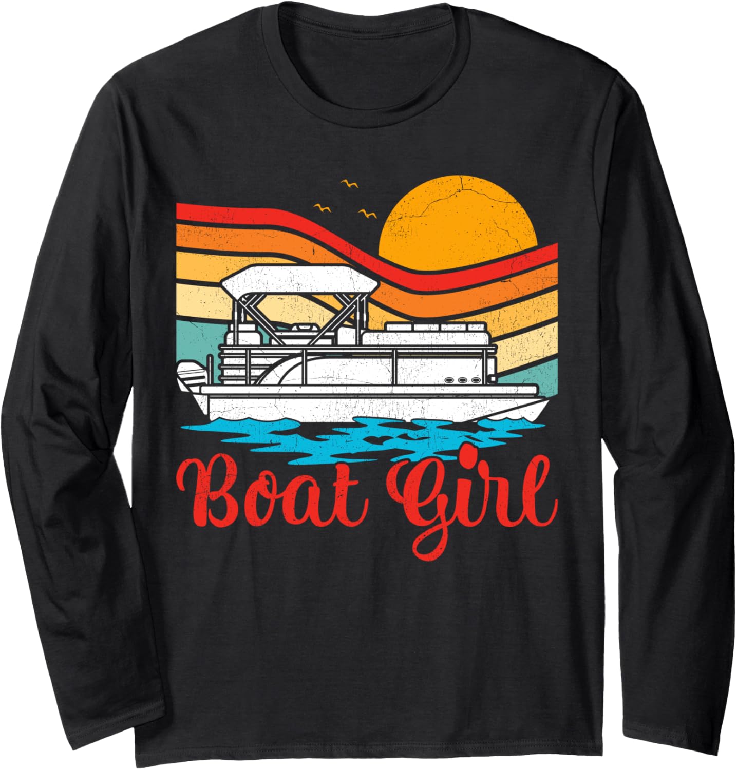 Boat Girl Pontoon Boat Captain Boating First Mate