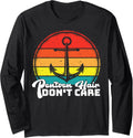 Vintage Pontoon Hair Don Care Pontoon Captain Boating