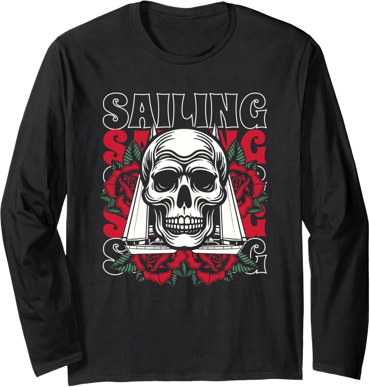 Sailor Boat Captain Sailboat Sailing Long Sleeve