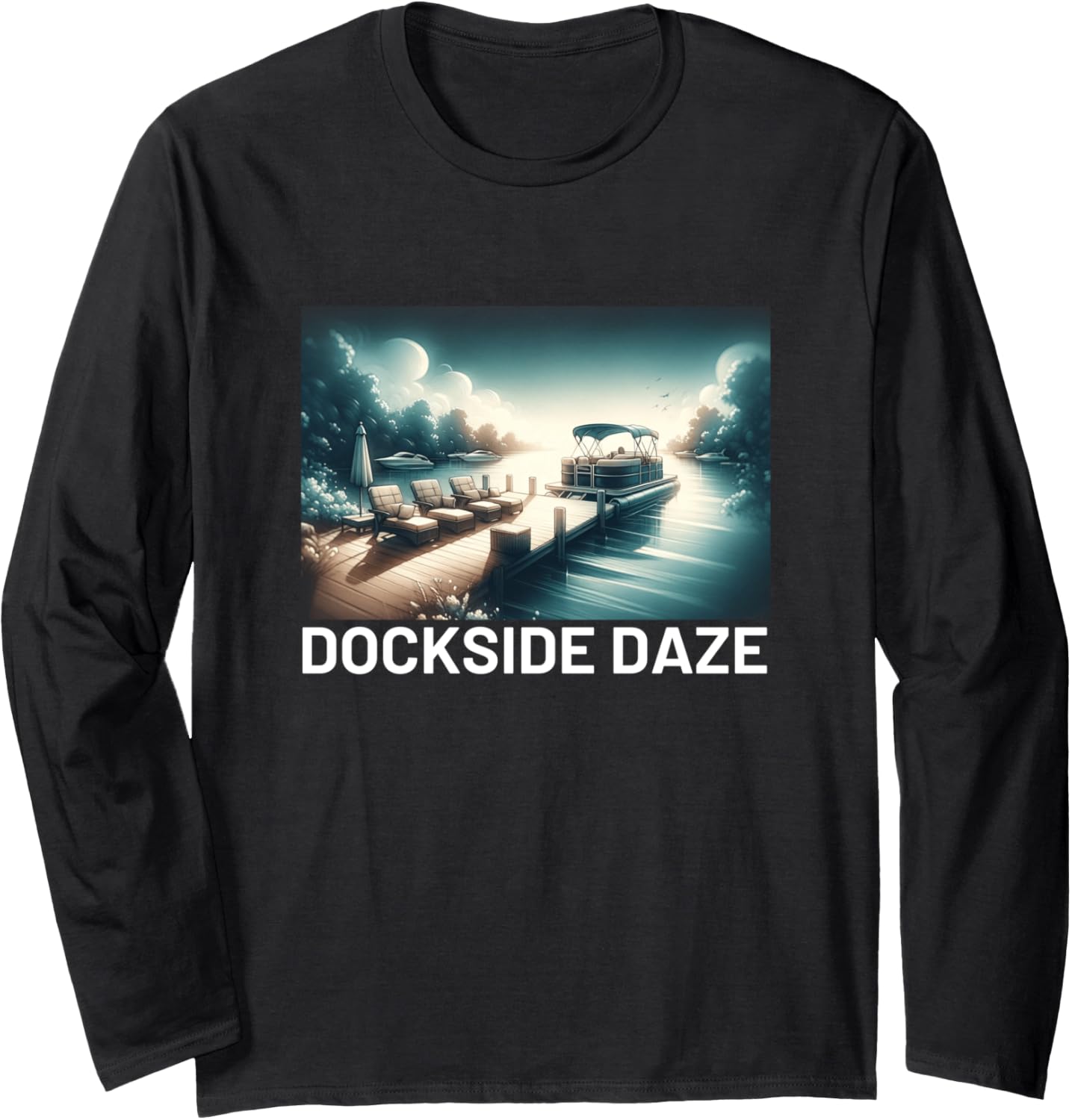 Dockside Daze Lake Cruiser Floating Pontoon Boat Long