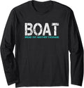 Funny Boat Captain Sailing Dad Pontoon Mens Lake