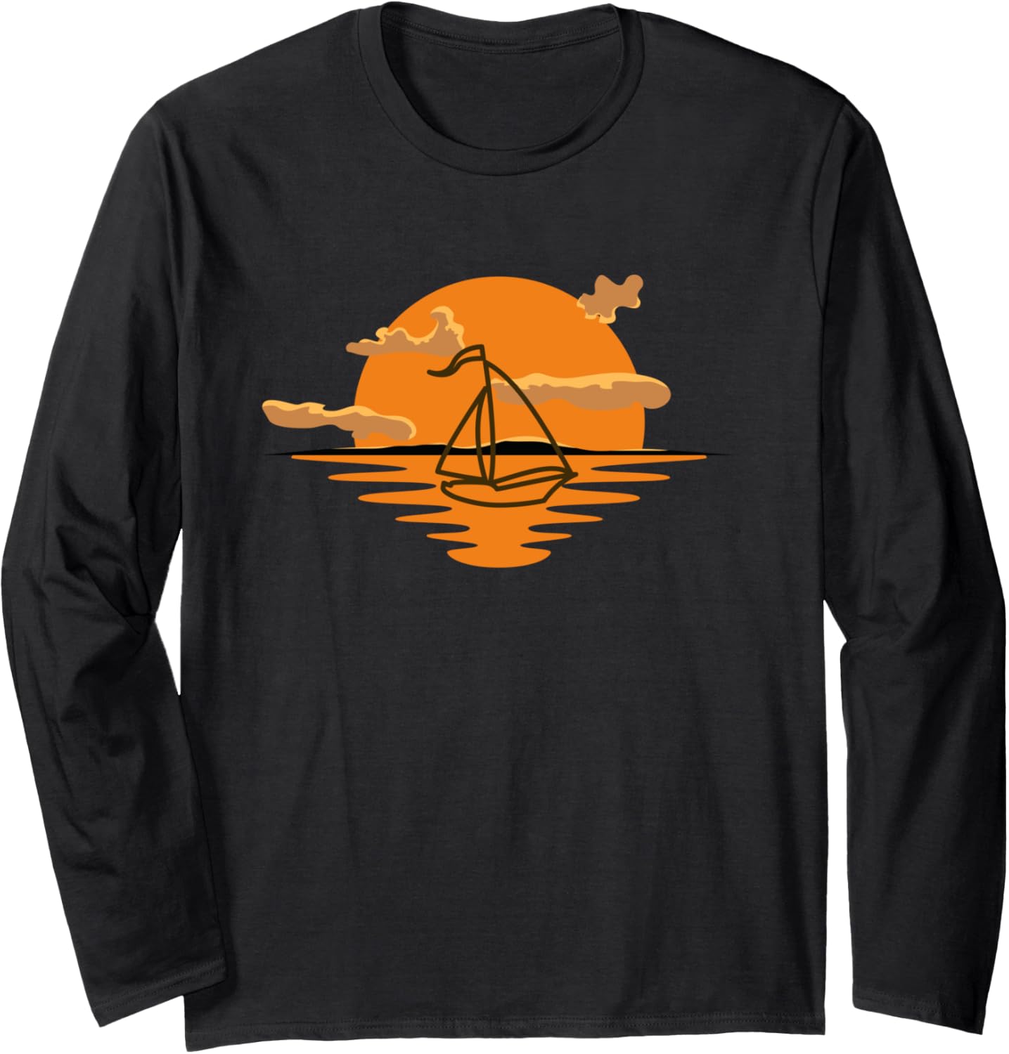 Sailing Lover Sailboat Sunset Long Sleeve