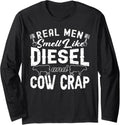 Real Men Smell Like Diesel Cow Crap Tractor