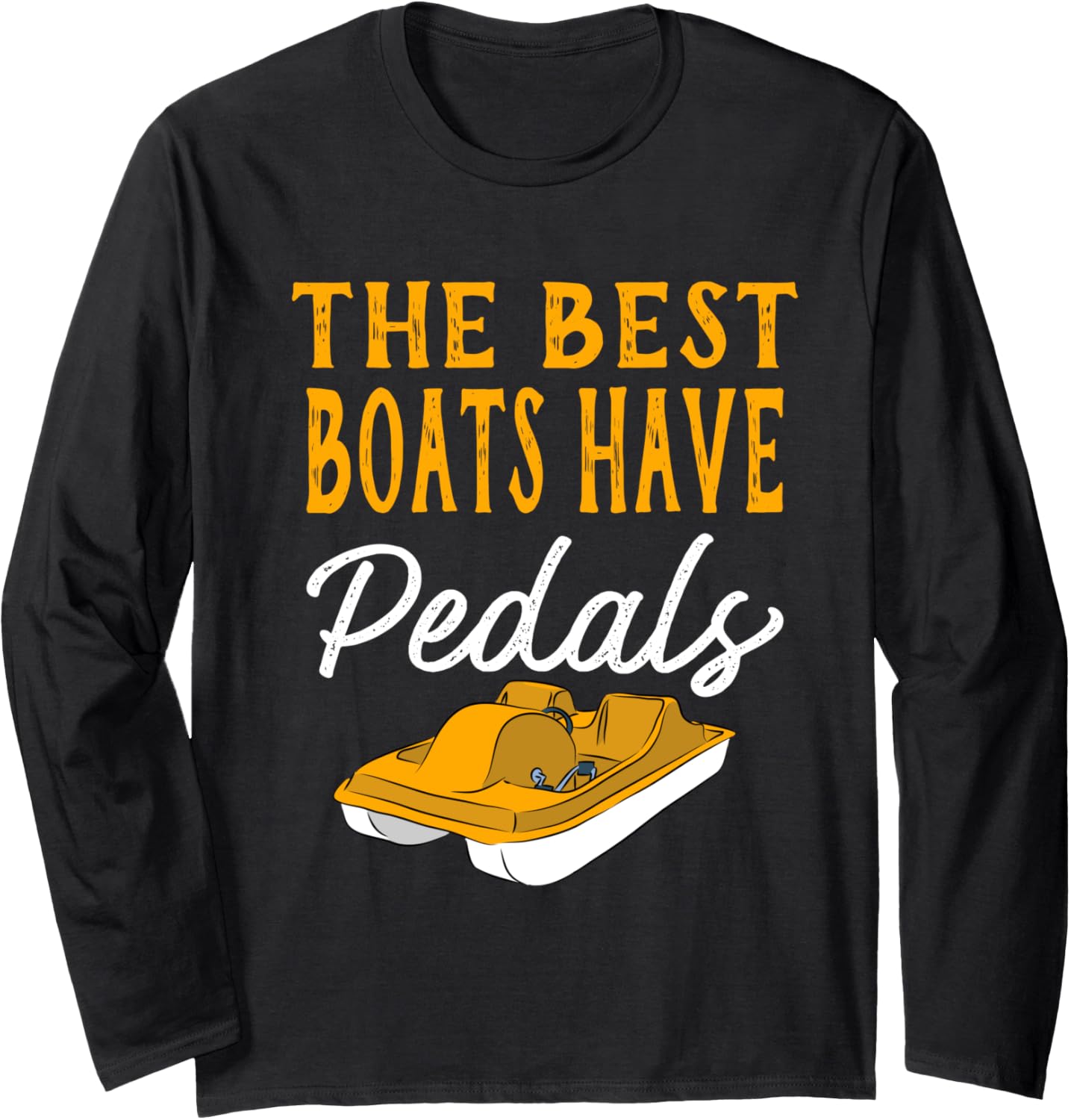 Best Boats Have Pedals Orange Pedal Boat Long
