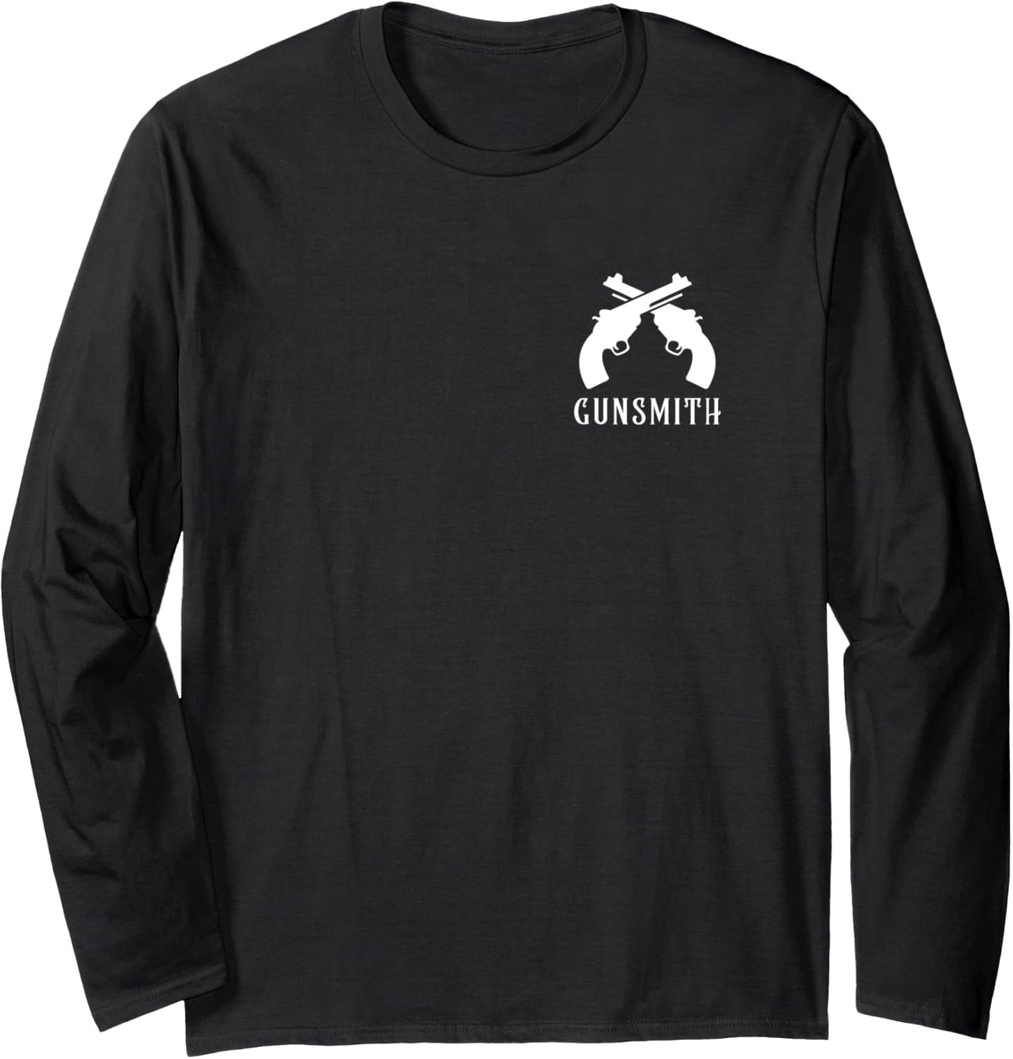 Gunsmith Logo Emblem Gunsmith Hunting Weapon Gun Engraver Long Sleeve