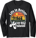 Airboat Captain Fanboat Propeller Boat Long Sleeve