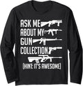 Funny Gun Shirt 2Nd Amendment Defender Gun Collector Long Sleeve