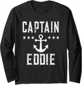 Vintage Captain Eddie First Name Boating Lover Long