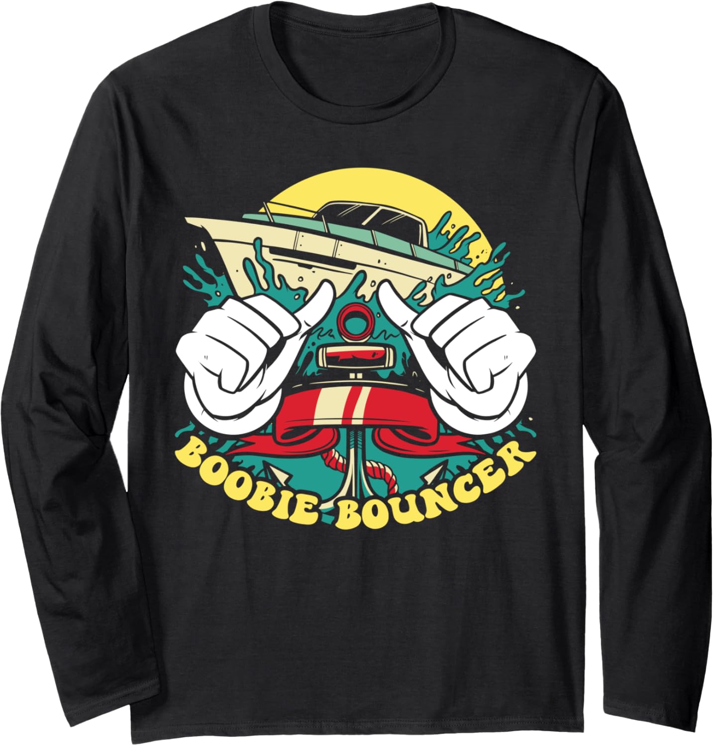Boat Anchor Design Long Sleeve