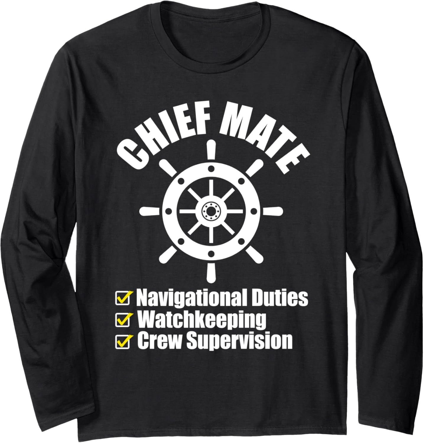 First Chief Mate Matching Nautical Captain Boating Sailing
